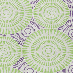 Homeroots 3' Artichoke Green Brown Beige Geometric Washable Indoor Outdoor Area Rug For Stylish Spaces 9' X 12' Polyester 591661