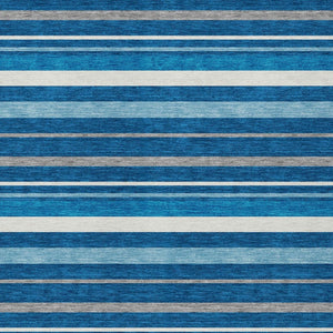 Homeroots 3' Black Ivory And Gray Striped Washable Area Rug - Stylish Indoor Outdoor Design For Any Space 8' X 10' Polyester 591744