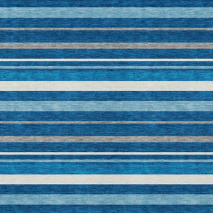 Homeroots 3' Black Ivory And Gray Striped Washable Area Rug - Stylish Indoor Outdoor Design For Any Space 9' X 12' Polyester 591745