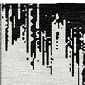 Homeroots 3' Durable Black And Ivory Chevron Indoor Outdoor Area Rug - Stylish, Washable, And Versatile Design 8' X 10' Polyester 591768