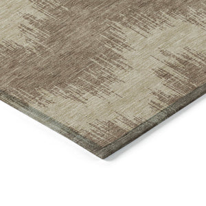 Homeroots 3' Durable Black And Ivory Chevron Indoor Outdoor Area Rug - Stylish, Washable, And Versatile Design 8' X 10' Polyester 591774