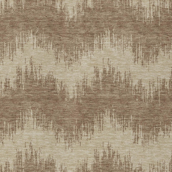 Homeroots 3' Durable Black And Ivory Chevron Indoor Outdoor Area Rug - Stylish, Washable, And Versatile Design 9' X 12' Polyester 591775