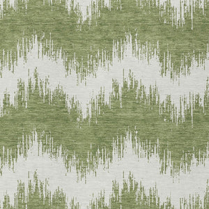 Homeroots 3' Durable Black And Ivory Chevron Indoor Outdoor Area Rug - Stylish, Washable, And Versatile Design 3' X 5' Polyester 591777