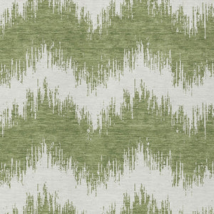 Homeroots 3' Durable Black And Ivory Chevron Indoor Outdoor Area Rug - Stylish, Washable, And Versatile Design 9' X 12' Polyester 591781