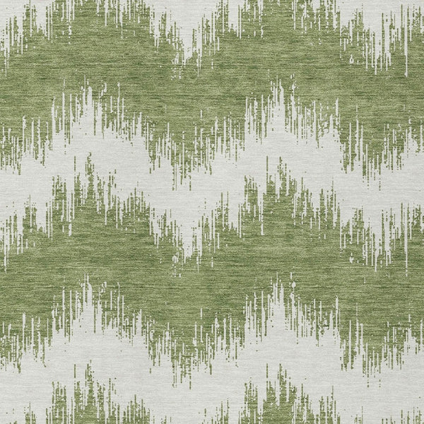 Homeroots 3' Durable Black And Ivory Chevron Indoor Outdoor Area Rug - Stylish, Washable, And Versatile Design 9' X 12' Polyester 591781