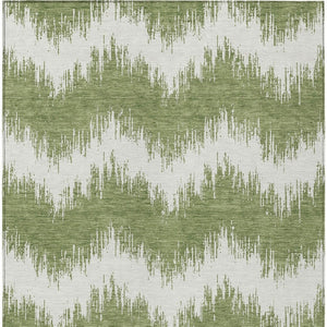 Homeroots 3' Durable Black And Ivory Chevron Indoor Outdoor Area Rug - Stylish, Washable, And Versatile Design 10' X 14' Polyester 591782