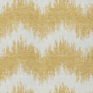 Homeroots 3' Durable Black And Ivory Chevron Indoor Outdoor Area Rug - Stylish, Washable, And Versatile Design 5' X 8' Polyester 591784