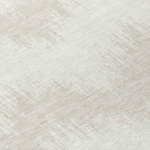 Homeroots 3' Durable Black And Ivory Chevron Indoor Outdoor Area Rug - Stylish, Washable, And Versatile Design 8' Round Polyester 591797