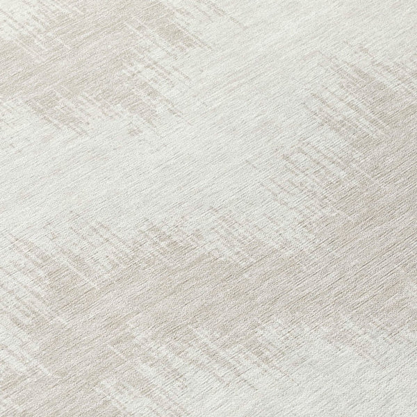 Homeroots 3' Durable Black And Ivory Chevron Indoor Outdoor Area Rug - Stylish, Washable, And Versatile Design 8' Round Polyester 591797