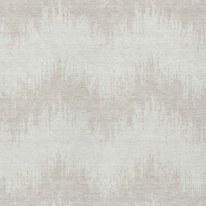 Homeroots 3' Durable Black And Ivory Chevron Indoor Outdoor Area Rug - Stylish, Washable, And Versatile Design 8' X 10' Polyester 591798