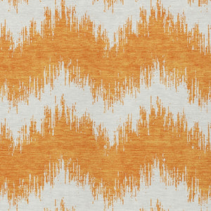 Homeroots 3' Durable Black And Ivory Chevron Indoor Outdoor Area Rug - Stylish, Washable, And Versatile Design 5' X 8' Polyester 591808