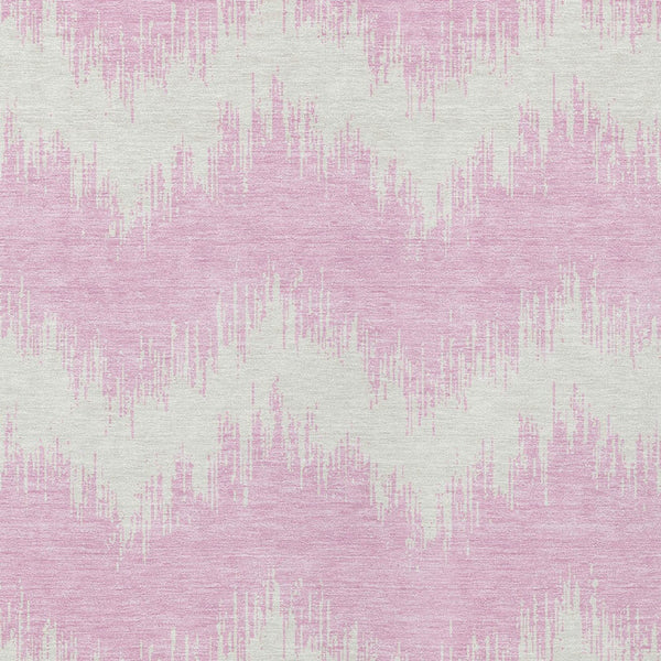 Homeroots 3' Durable Black And Ivory Chevron Indoor Outdoor Area Rug - Stylish, Washable, And Versatile Design 3' X 5' Polyester 591813