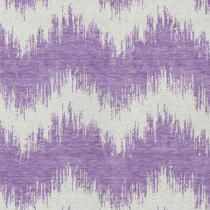 Homeroots 3' Durable Black And Ivory Chevron Indoor Outdoor Area Rug - Stylish, Washable, And Versatile Design 8' X 10' Polyester 591822