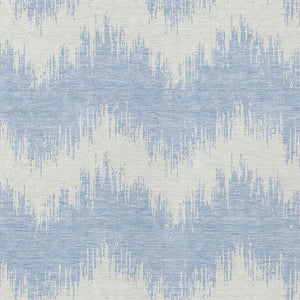 Homeroots 3' Durable Black And Ivory Chevron Indoor Outdoor Area Rug - Stylish, Washable, And Versatile Design 9' X 12' Polyester 591829