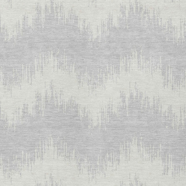 Homeroots 3' Durable Black And Ivory Chevron Indoor Outdoor Area Rug - Stylish, Washable, And Versatile Design 10' X 14' Polyester 591836