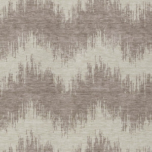 Homeroots 3' Durable Black And Ivory Chevron Indoor Outdoor Area Rug - Stylish, Washable, And Versatile Design 3' X 5' Polyester 591843