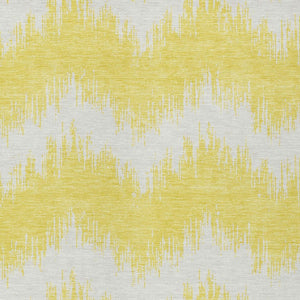 Homeroots 3' Durable Black And Ivory Chevron Indoor Outdoor Area Rug - Stylish, Washable, And Versatile Design 3' X 5' Polyester 591849