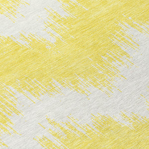 Homeroots 3' Durable Black And Ivory Chevron Indoor Outdoor Area Rug - Stylish, Washable, And Versatile Design 3' X 5' Polyester 591849