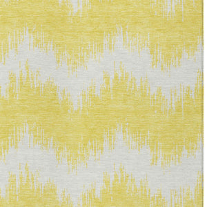 Homeroots 3' Durable Black And Ivory Chevron Indoor Outdoor Area Rug - Stylish, Washable, And Versatile Design 10' X 14' Polyester 591854