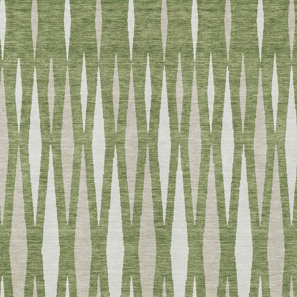 Homeroots 3' Black Ivory And Gray Geometric Indoor Outdoor Area Rug - Stylish, Washable, Stain Resistant Design 3' X 5' Polyester 591873