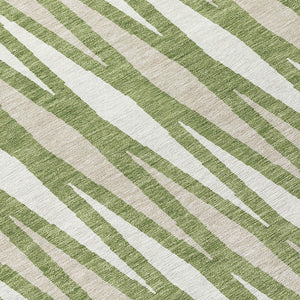 Homeroots 3' Black Ivory And Gray Geometric Indoor Outdoor Area Rug - Stylish, Washable, Stain Resistant Design 8' Round Polyester 591875