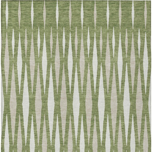 Homeroots 3' Black Ivory And Gray Geometric Indoor Outdoor Area Rug - Stylish, Washable, Stain Resistant Design 8' X 10' Polyester 591876