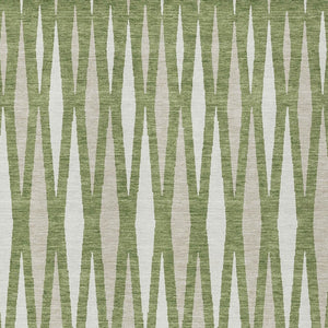 Homeroots 3' Black Ivory And Gray Geometric Indoor Outdoor Area Rug - Stylish, Washable, Stain Resistant Design 9' X 12' Polyester 591877