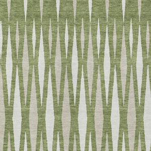 Homeroots 3' Black Ivory And Gray Geometric Indoor Outdoor Area Rug - Stylish, Washable, Stain Resistant Design 10' X 14' Polyester 591878