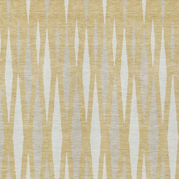 Homeroots 3' Black Ivory And Gray Geometric Indoor Outdoor Area Rug - Stylish, Washable, Stain Resistant Design 3' X 5' Polyester 591879