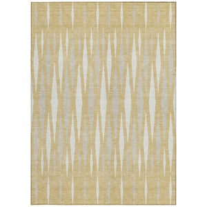 Homeroots 3' Black Ivory And Gray Geometric Indoor Outdoor Area Rug - Stylish, Washable, Stain Resistant Design 9' X 12' Polyester 591883