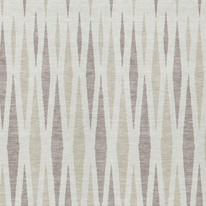 Homeroots 3' Black Ivory And Gray Geometric Indoor Outdoor Area Rug - Stylish, Washable, Stain Resistant Design 5' X 8' Polyester 591892