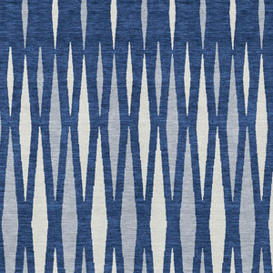 Homeroots 3' Black Ivory And Gray Geometric Indoor Outdoor Area Rug - Stylish, Washable, Stain Resistant Design 3' X 5' Polyester 591897