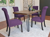 English Elm Ashford 5-Piece Dining Set, Hairpin Dining Table With 4 Chairs, 4 Color Options