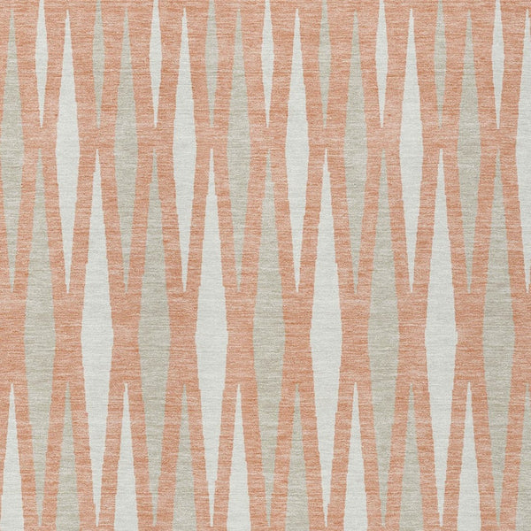 Homeroots 3' Black Ivory And Gray Geometric Indoor Outdoor Area Rug - Stylish, Washable, Stain Resistant Design 3' X 5' Polyester 591903