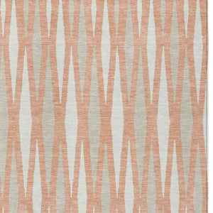 Homeroots 3' Black Ivory And Gray Geometric Indoor Outdoor Area Rug - Stylish, Washable, Stain Resistant Design 9' X 12' Polyester 591907