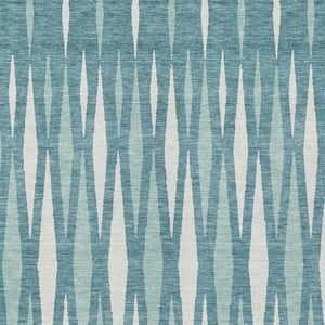 Homeroots 3' Black Ivory And Gray Geometric Indoor Outdoor Area Rug - Stylish, Washable, Stain Resistant Design 5' X 8' Polyester 591910