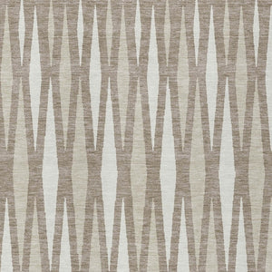 Homeroots 3' Black Ivory And Gray Geometric Indoor Outdoor Area Rug - Stylish, Washable, Stain Resistant Design 8' X 10' Polyester 591918