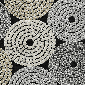 Homeroots 3' Artichoke Green And Brown Geometric Washable Area Rug For Indoor And Outdoor Spaces, Durable Design 10' X 14' Polyester 591938