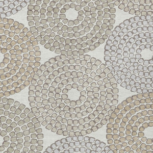 Homeroots 3' Artichoke Green And Brown Geometric Washable Area Rug For Indoor And Outdoor Spaces, Durable Design 8' X 10' Polyester 591954