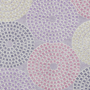 Homeroots 3' Artichoke Green And Brown Geometric Washable Area Rug For Indoor And Outdoor Spaces, Durable Design 8' X 10' Polyester 591960