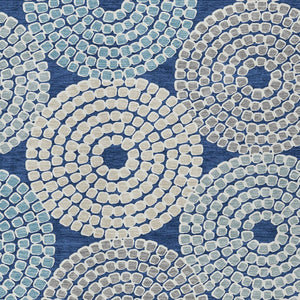 Homeroots 3' Artichoke Green And Brown Geometric Washable Area Rug For Indoor And Outdoor Spaces, Durable Design 9' X 12' Polyester 591973