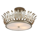 Biddulph Silver Semi-Flush Mount