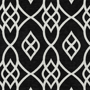 Homeroots 3' Artichoke Green And Ivory Trellis Washable Rug For Indoor Outdoor Spaces - Durable And Stylish! 3' X 5' Polyester 592077