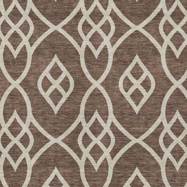 Homeroots 3' Artichoke Green And Ivory Trellis Washable Rug For Indoor Outdoor Spaces - Durable And Stylish! 3' X 5' Polyester 592083