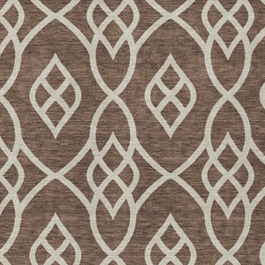 Homeroots 3' Artichoke Green And Ivory Trellis Washable Rug For Indoor Outdoor Spaces - Durable And Stylish! 8' X 10' Polyester 592086