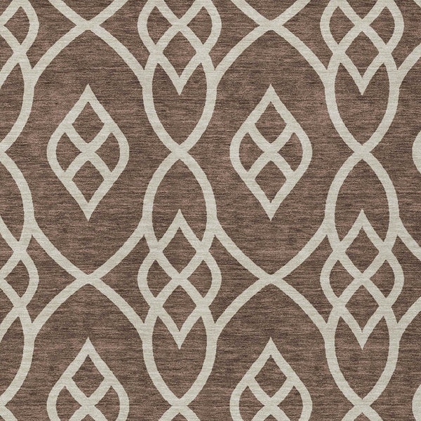 Homeroots 3' Artichoke Green And Ivory Trellis Washable Rug For Indoor Outdoor Spaces - Durable And Stylish! 8' X 10' Polyester 592086