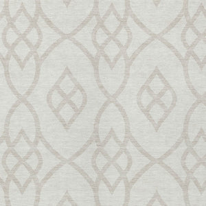 Homeroots 3' Artichoke Green And Ivory Trellis Washable Rug For Indoor Outdoor Spaces - Durable And Stylish! 8' X 10' Polyester 592104