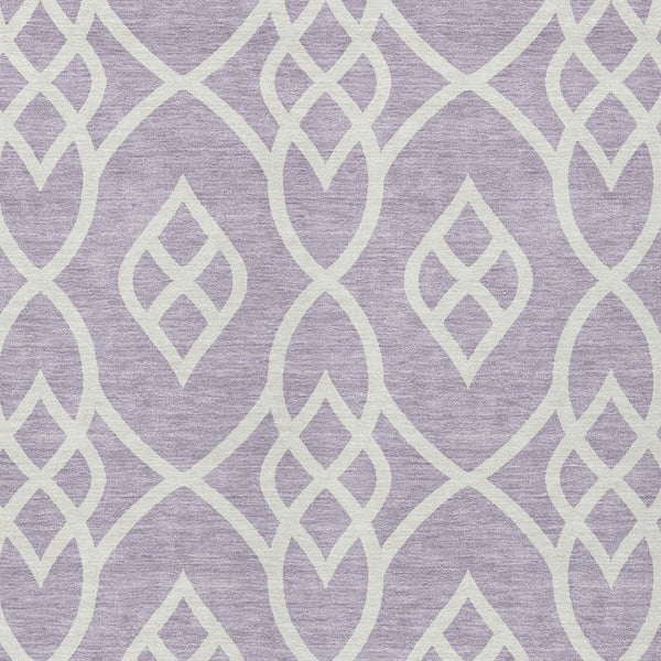 Homeroots 3' Artichoke Green And Ivory Trellis Washable Rug For Indoor Outdoor Spaces - Durable And Stylish! 9' X 12' Polyester 592111