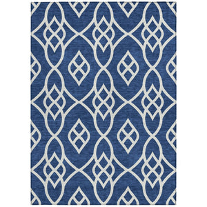 Homeroots 3' Artichoke Green And Ivory Trellis Washable Rug For Indoor Outdoor Spaces - Durable And Stylish! 3' X 5' Polyester 592113