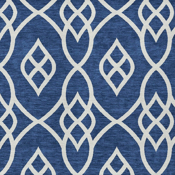 Homeroots 3' Artichoke Green And Ivory Trellis Washable Rug For Indoor Outdoor Spaces - Durable And Stylish! 8' X 10' Polyester 592116